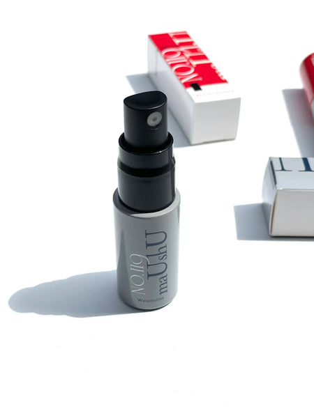 No.119 maUshU(マウシュ)口腔内ケアミスト15ml（アカ×グレー2本セット）