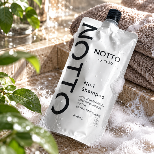 【5%off】NOTTO　シャンプー650ml (ウルトラファインバブル炭酸配合)正規取扱店